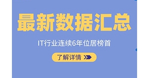 最新数据出炉，IT行业连续6年位居各行业收入榜首！