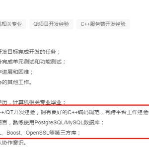 在西安，成为一名合格的C++开发程序员需要掌握什么技能？